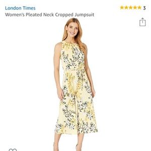 Yellow Floral Jumpsuit